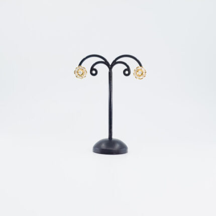 Flower Diamond Stud Earring